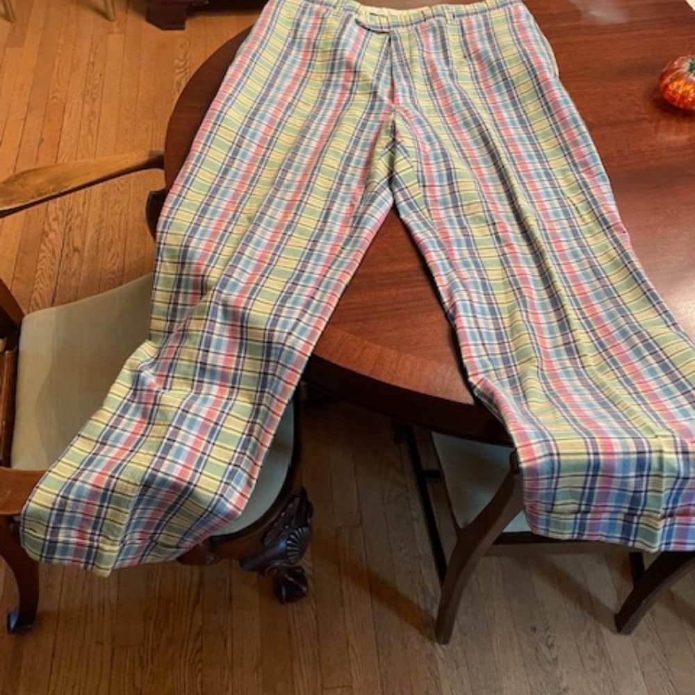 M Dumas & Sons Charleston Khakis Madris Pants (Size 38R)